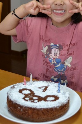 ４歳の誕生日ケーキ2